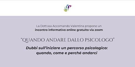 GRATUITO - QUANDO ANDARE DALLO PSICOLOGO