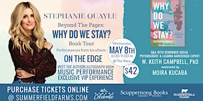 Primaire afbeelding van Beyond the Pages: Why Do We Stay? Book Tour with Stephanie Quayle