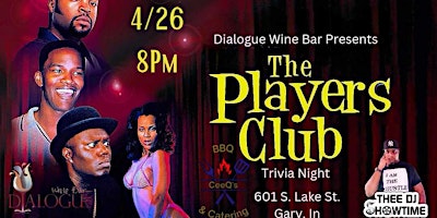 Dialogue Wine  Bar Presents: Players Club Trivia Night primary image