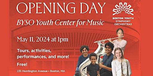Immagine principale di BYSO Youth Center for Music OPENING DAY! 