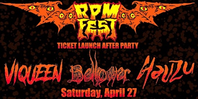 RPM FEST Ticket Launch Afterparty primary image