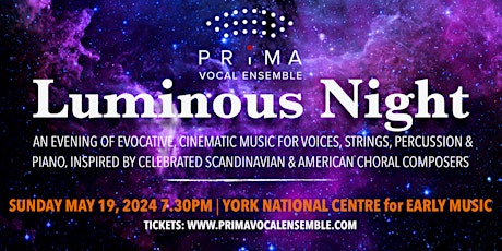 Luminous Night - Prima Vocal Ensemble