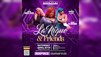 Image principale de The Monopoly Concert Series presents La' Nique & Friends