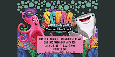 Imagem principal do evento Scuba VBS at Chain of Lakes Church