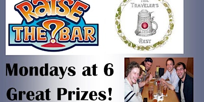 Primaire afbeelding van Raise the Bar Trivia Mondays at Travellers Rest