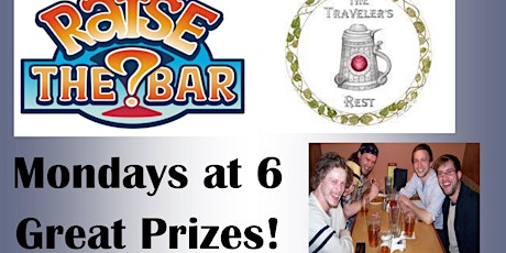 Raise the Bar Trivia Mondays at Travellers Rest