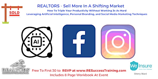 Image principale de Realtor Training - AI, Social Media, and Personal Branding Strategies