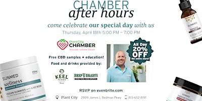 Primaire afbeelding van Chamber After Hours - Come celebrate 420 with us!