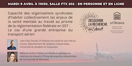 Le cas d’une grande entreprise du transport aérien