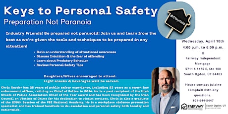 Keys to Personal Safety