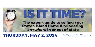 Imagem principal do evento IS IT TIME? Home Seller Workshop