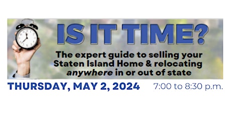 IS IT TIME? Home Seller Workshop