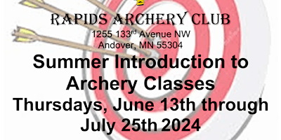 Primaire afbeelding van Summer Introduction to Archery 2024
