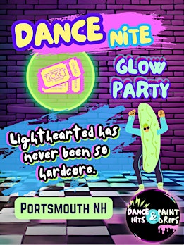 Primaire afbeelding van Dance Nite! A Fun-Filled Blacklight Glow Party in Portsmouth NH