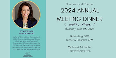 Immagine principale di 2024  Metropolitan Housing Coalition Annual Meeting Dinner 