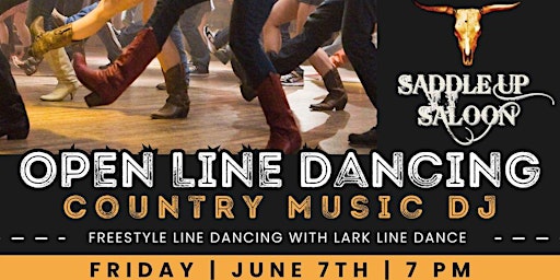 Image principale de Open Line Dancing with Country Music DJ