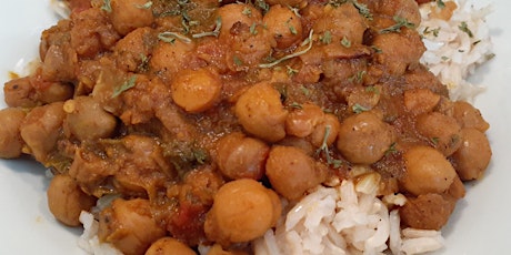 Plant-Based Cooking Class: Coconut Chickpea Curry over White Rice