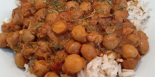 Imagen principal de Plant-Based Cooking Class: Coconut Chickpea Curry over White Rice