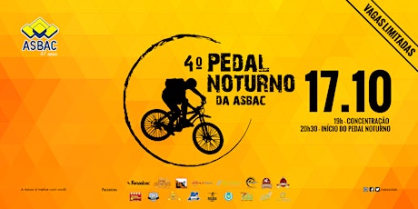 Imagem principal do evento 4º Pedal Noturno da Asbac Brasília