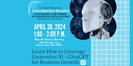 Imagem principal do evento FREE - Learn How to Leverage Generative AI - ChatGPT for  Business Growth