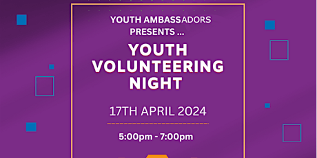Youth Ambassadors - Youth Volunteering Night