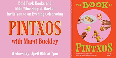 Primaire afbeelding van An Evening Celebrating THE BOOK OF PINTXOS with Marti Buckley