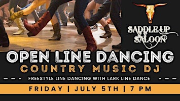 Hauptbild für Open Line Dancing with Country Music DJ