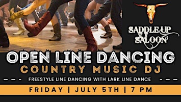 Imagen principal de Open Line Dancing with Country Music DJ