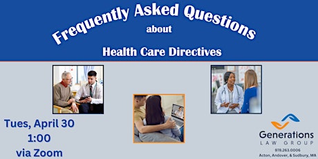 FAQ's about Health Care Directives