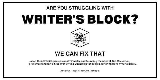 Imagem principal do evento WRITER’S BLOCK WORKSHOP