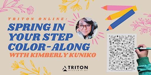 Imagen principal de Triton Online: Spring in Your Step Color-Along with Kimberly Kuniko