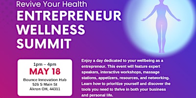 Primaire afbeelding van Entrepreneur  Wellness Summit