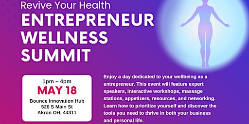 Immagine principale di Entrepreneur  Wellness Summit 