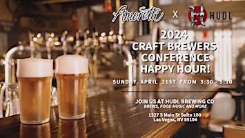 Primaire afbeelding van Amoretti® Craft Brewers Conference Happy Hour
