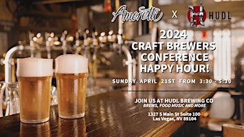 Image principale de Amoretti® Craft Brewers Conference Happy Hour