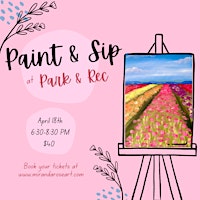 The Flower Fields Paint & Sip primary image