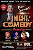 Lincoln Lodge Presents A Night Of Comedy With Brian Swinehart And Special Guests primary image