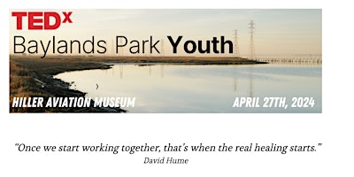 Primaire afbeelding van TEDx Baylands Park Youth - Student Sign Up
