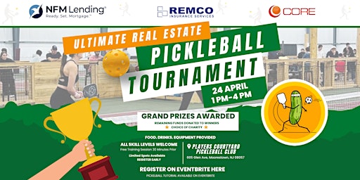 Imagem principal do evento The Ultimate Real Estate Pickleball Tournament