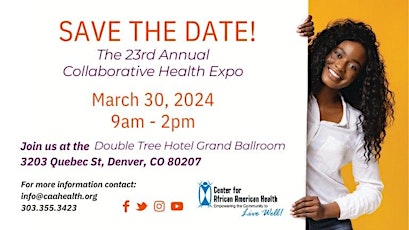 Center for African American Health 2024 Health Expo