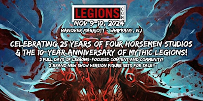 Imagem principal do evento LegionsCon 2024