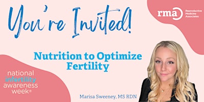 Hauptbild für Nutrition to Optimize Fertility