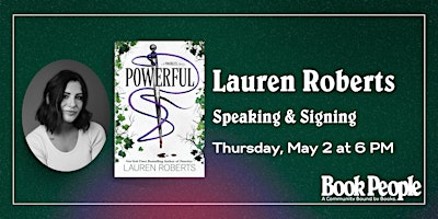 Imagem principal do evento BookPeople Presents: Lauren Roberts - Powerful