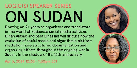 On Sudan: The affordances of social media in a time of war