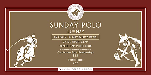 Primaire afbeelding van Sunday Polo - 19th May - HR Owen Trophy & BBVA Bowl