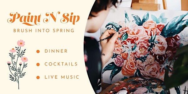 Paint N Sip | Dinner, Cocktails, & Live Music