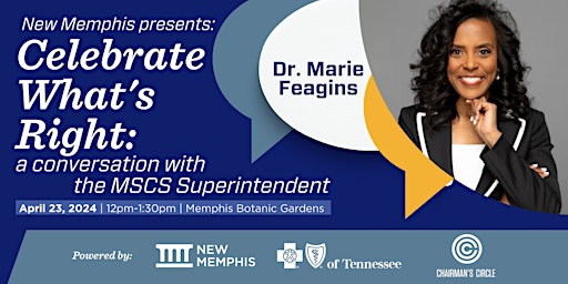 Primaire afbeelding van Celebrate What's Right: A Conversation with Dr. Marie Feagins