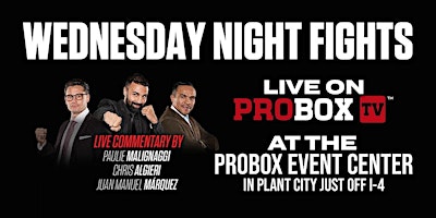 Imagen principal de Live Boxing - Wednesday Night Fights! - May 8th - Lipinets vs Davies