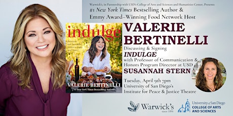 Valerie Bertinelli discussing and signing  INDULGE with Susannah Stern