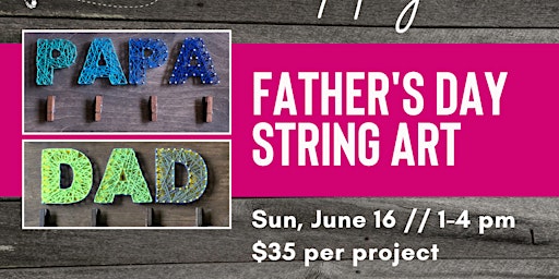 Hauptbild für Father's Day String Art
